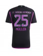 Bayern Munich Thomas Muller #25 Replika Borta Kläder 2023-24 Kortärmad